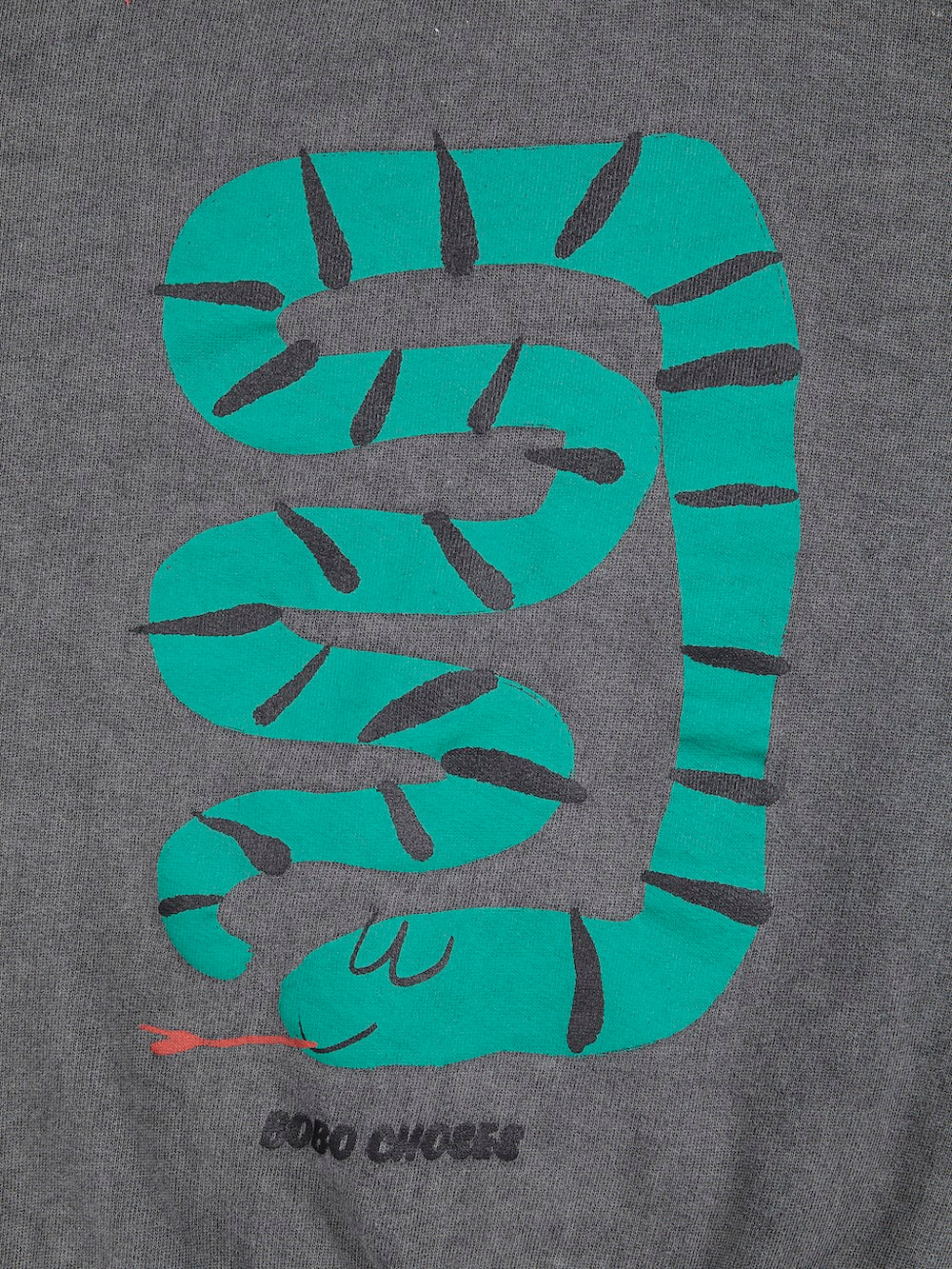 Bobo Choses B-Side Snake Sweatshirt Dark Grey