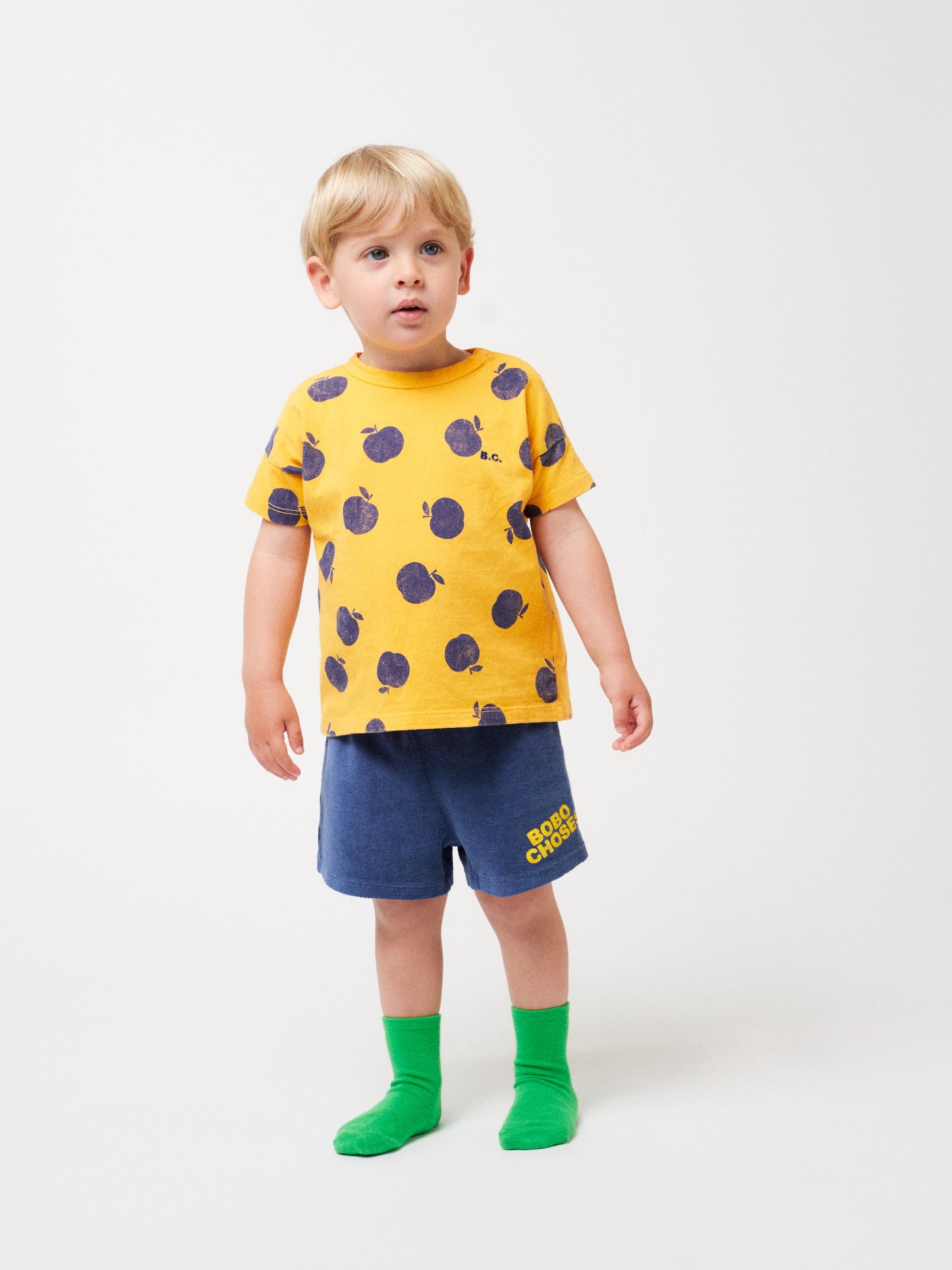 Bobo Choses Baby Poma All Over Yellow T-Shirt