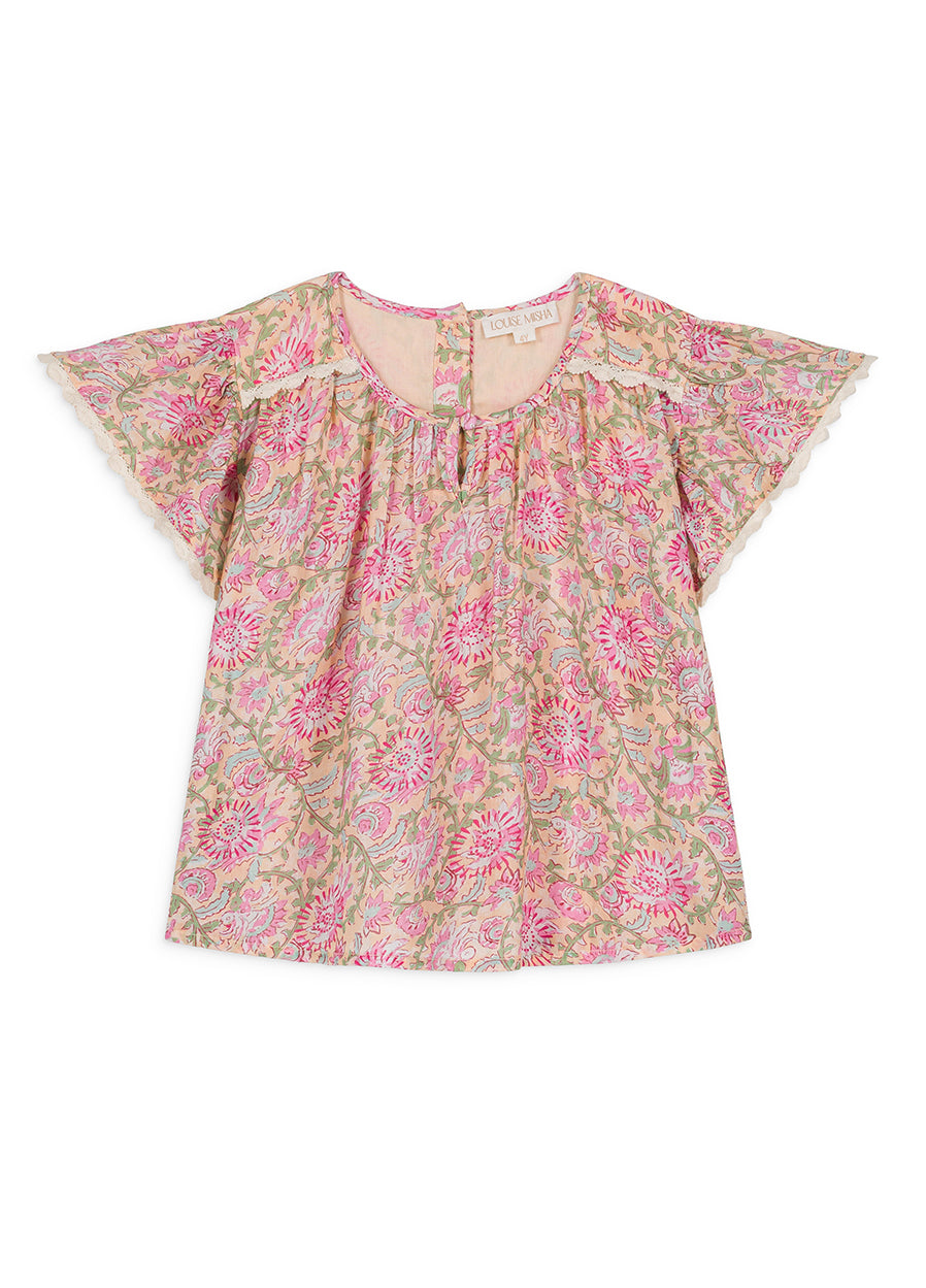 Louise Misha Bluse Eliza Yellow Capri Cove