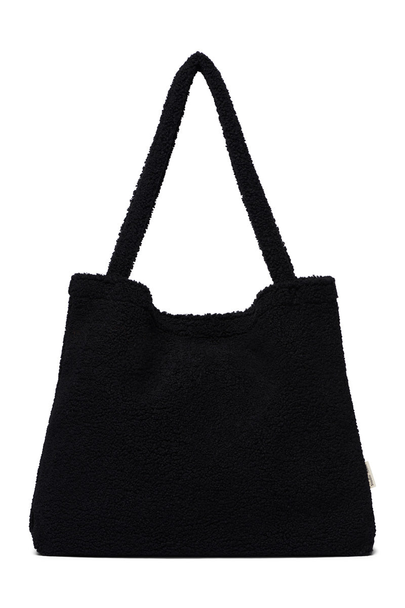 Studio Noos Black Teddy Mom Bag