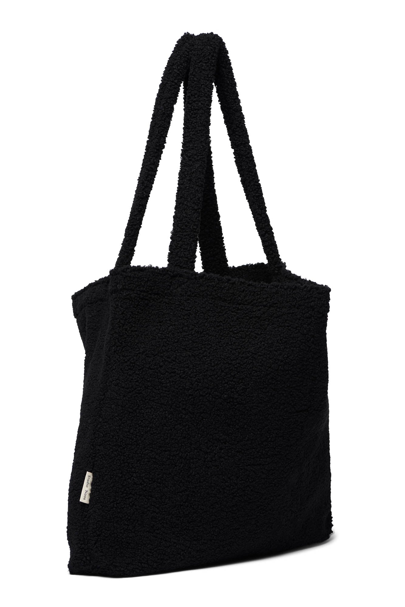 Studio Noos Black Teddy Mom Bag