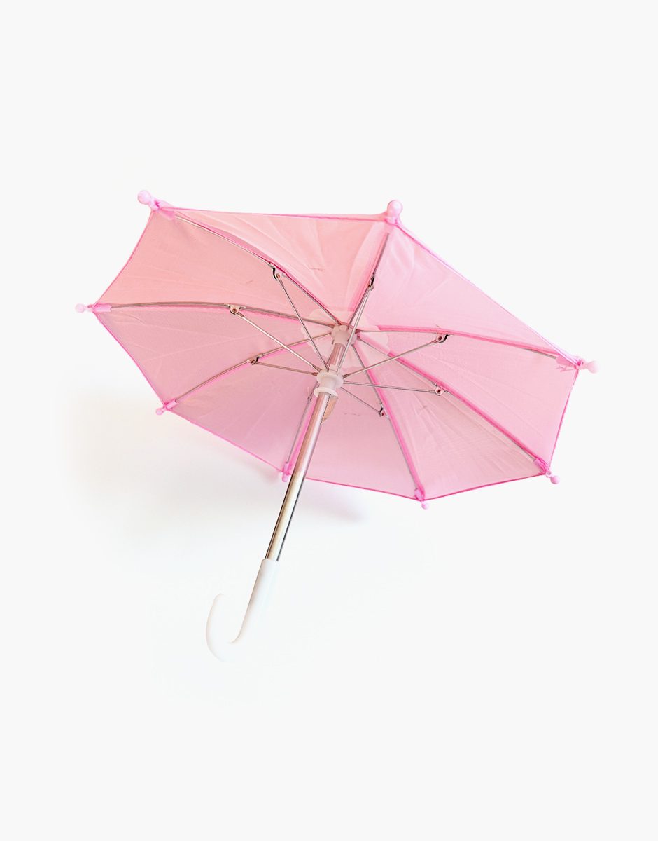 Minikane - Rosa Puppenregenschirm