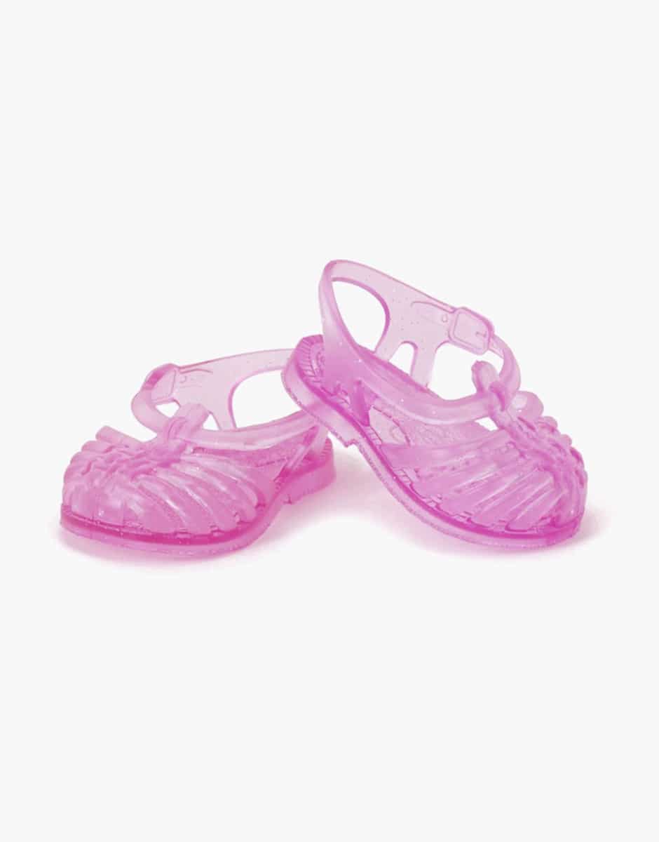 Minikane Strandsandalen Rosa Glitzer
