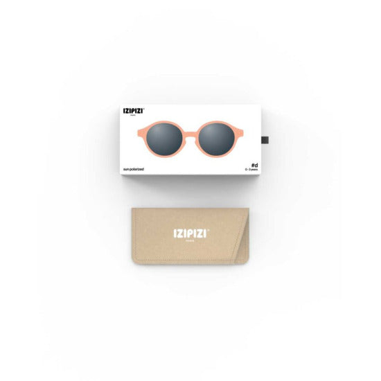 Izipizi Sonnenbrille Kids 0 - 3 Jahre Apricot Grey Lenses #d