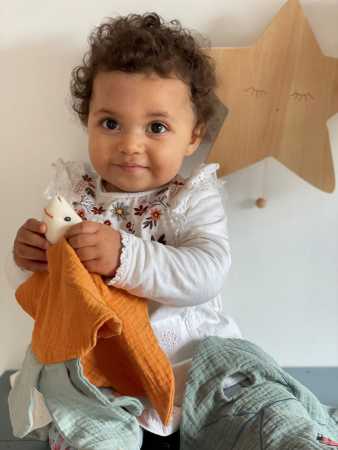 Egmont Toys Schmusetuch Kaninchen auf Karotte