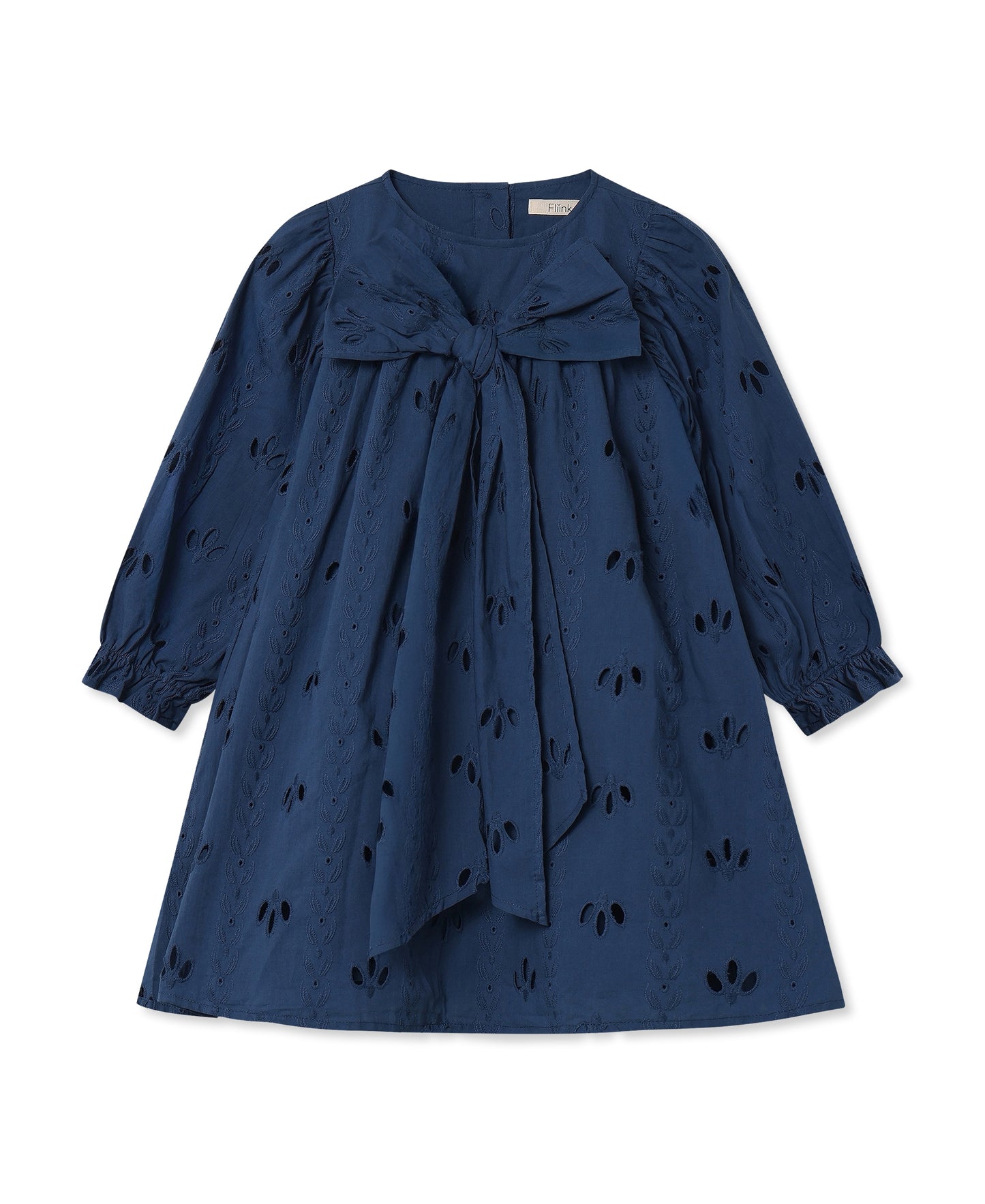 Fliink Kleid mit Schleife Camma Insignia Blue