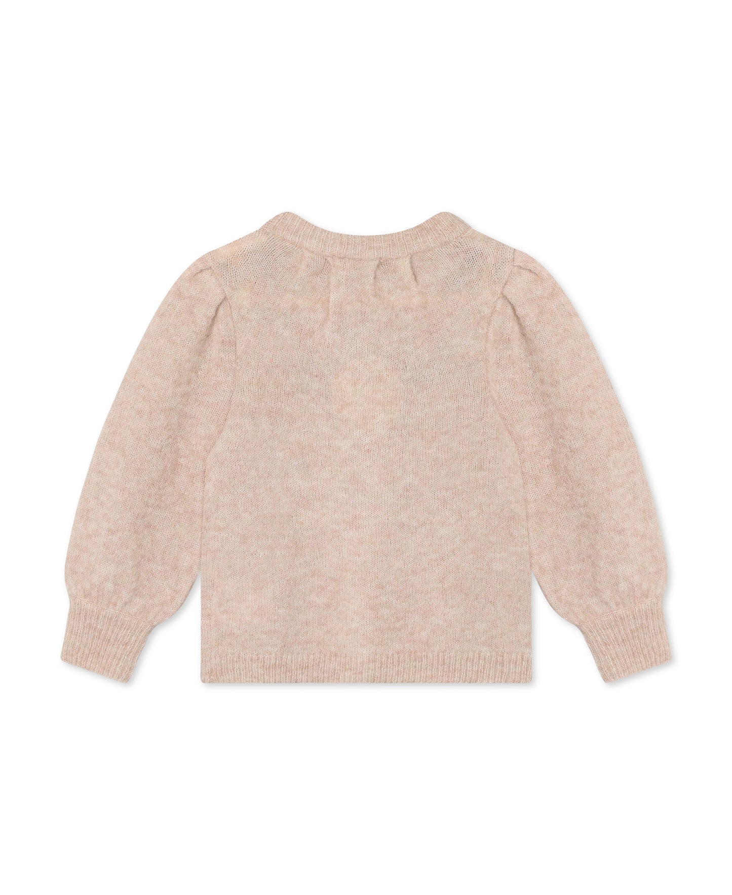 Fliink Star Alpaka Pullover mit Stickerei Peach Whip