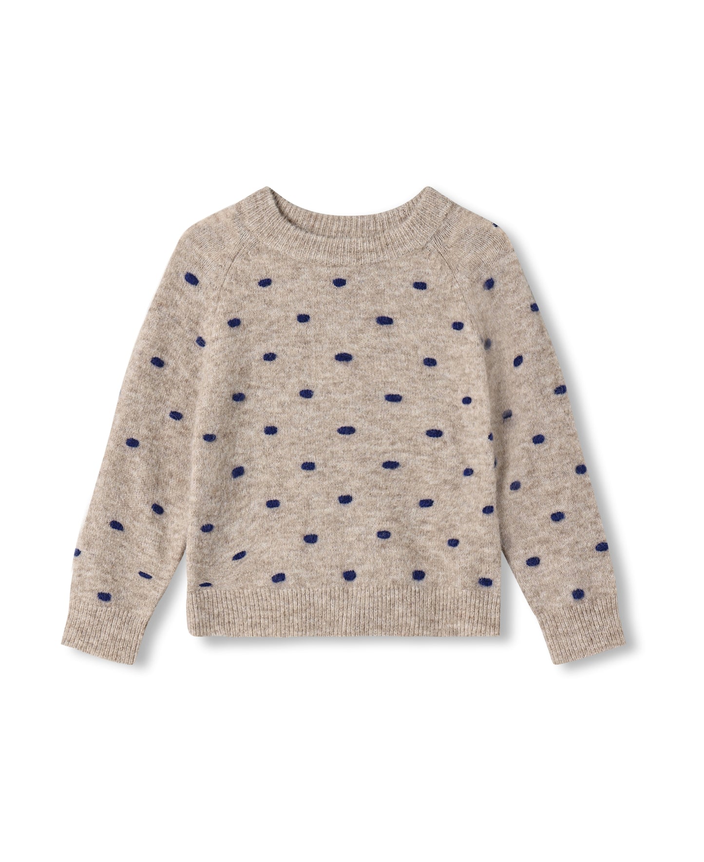 Fliink Star polka Pullover Insignia Blue/Sandshell