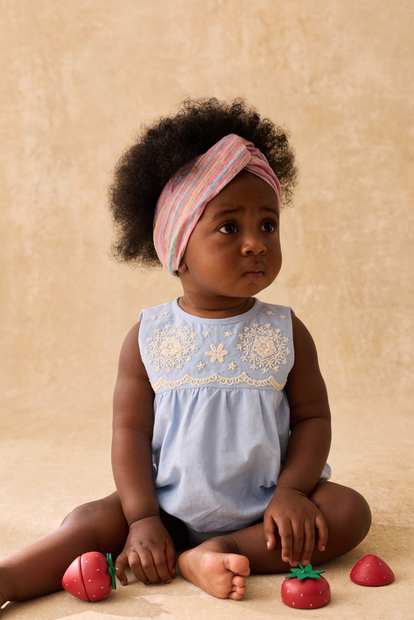 Louise Misha Rompers Nushan Oxford Blue