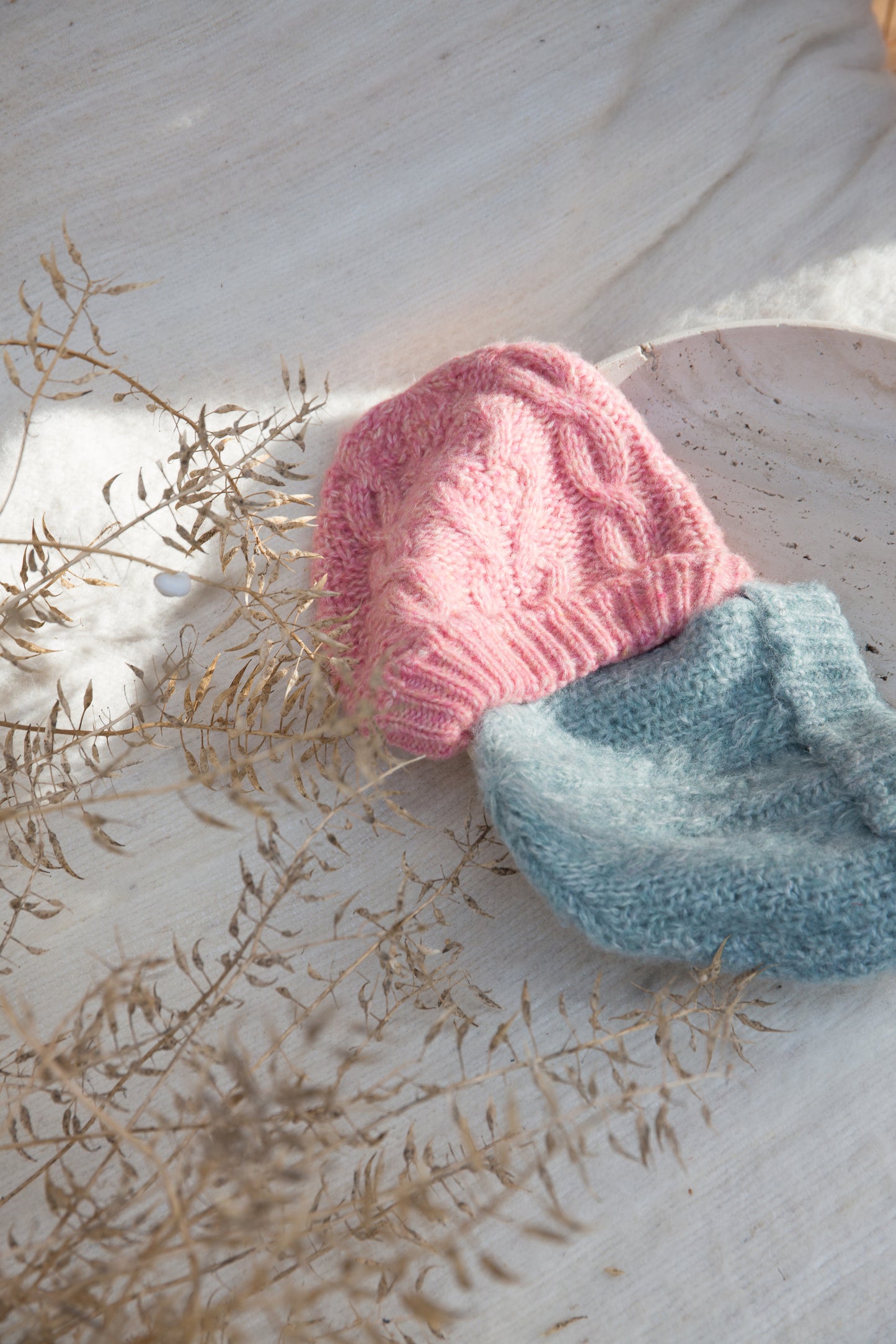 Louise Misha Beanie Himane Blue Mineral