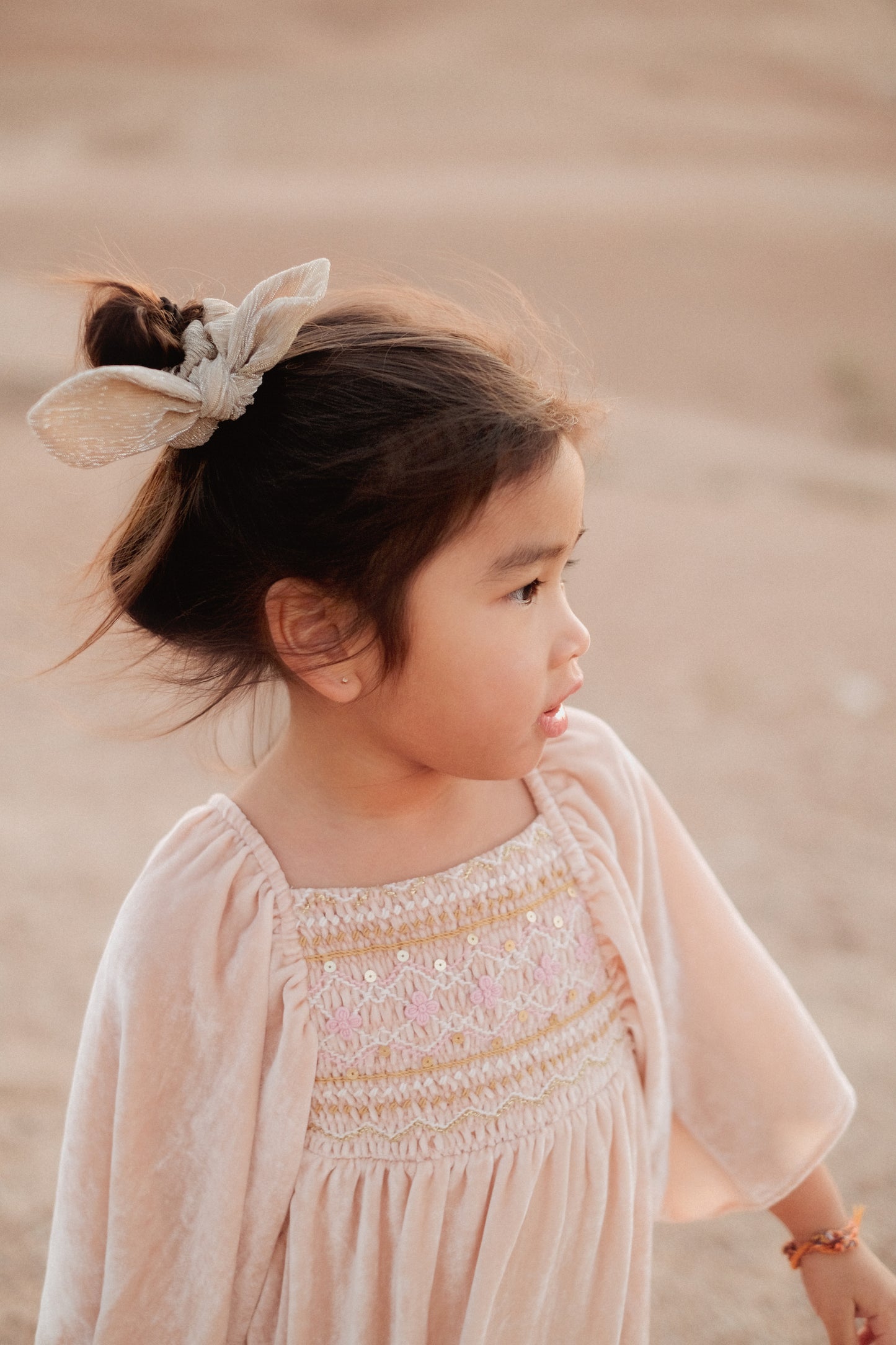 Louise Misha Scrunchie Chloe Gold