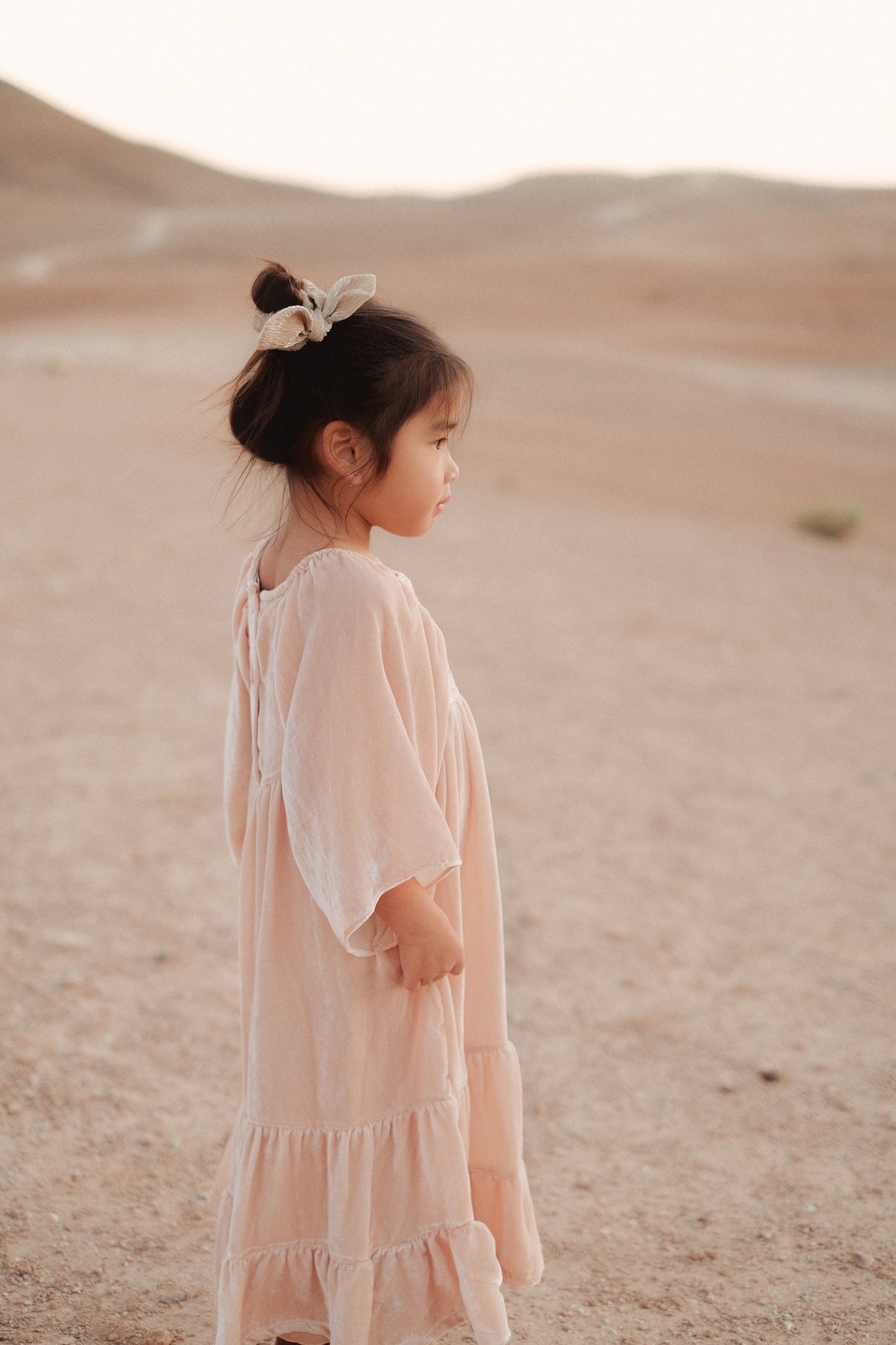 Louise Misha Scrunchie Chloe Gold