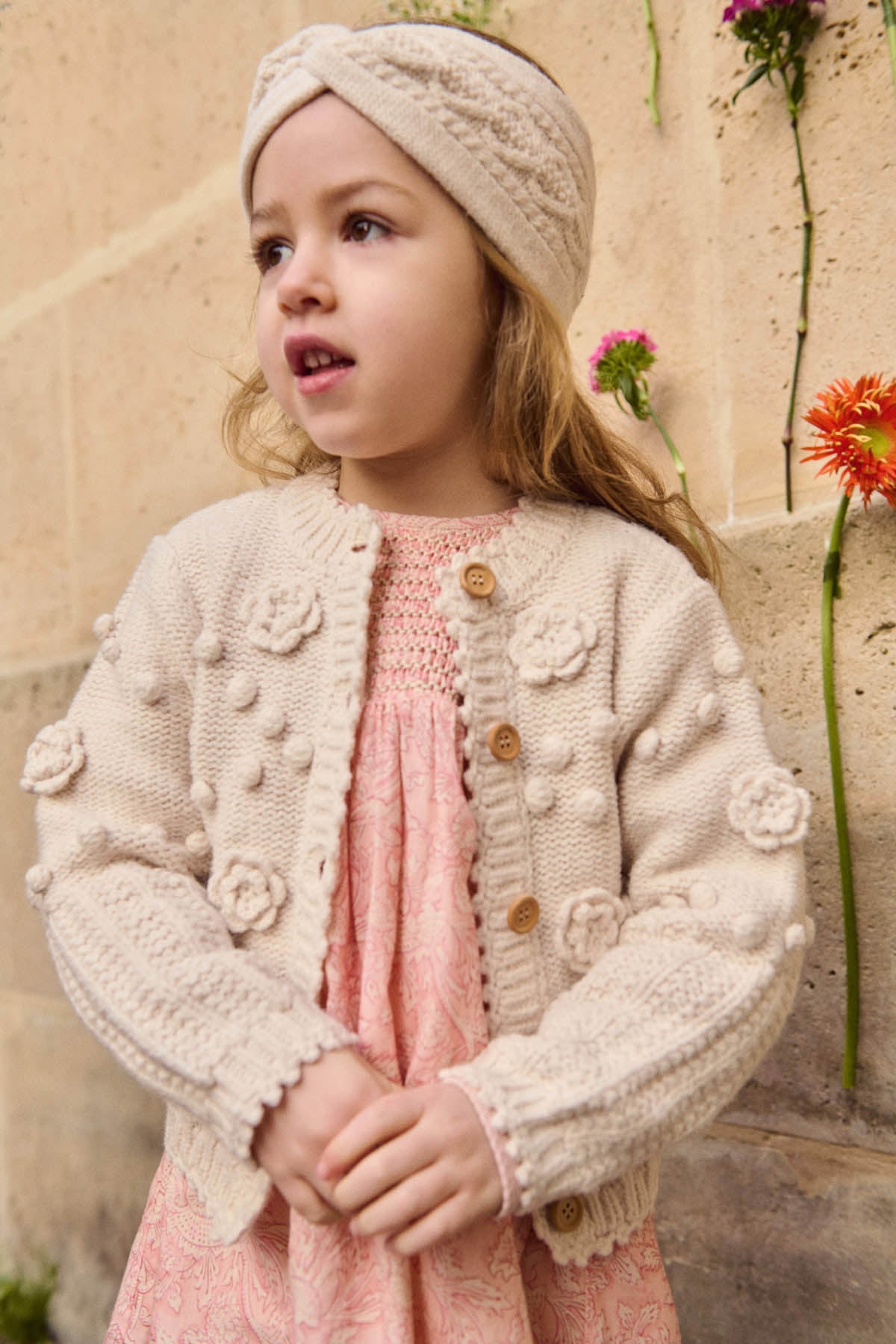 Louise Misha Stirnband Sidony Cream