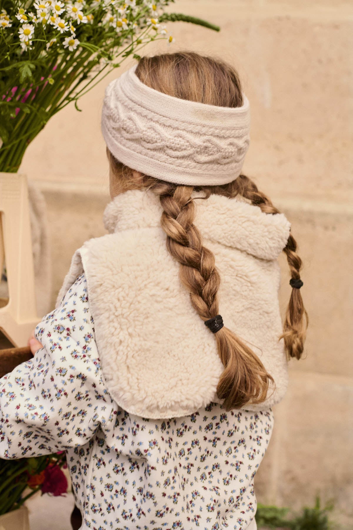 Louise Misha Stirnband Sidony Cream