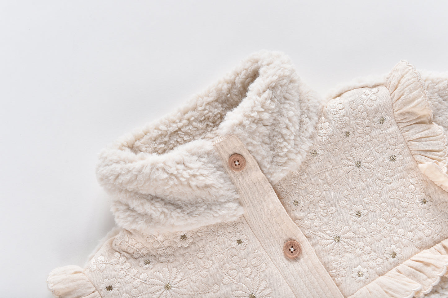 Louise Misha Fake Fur Jacke Rosanna Cream