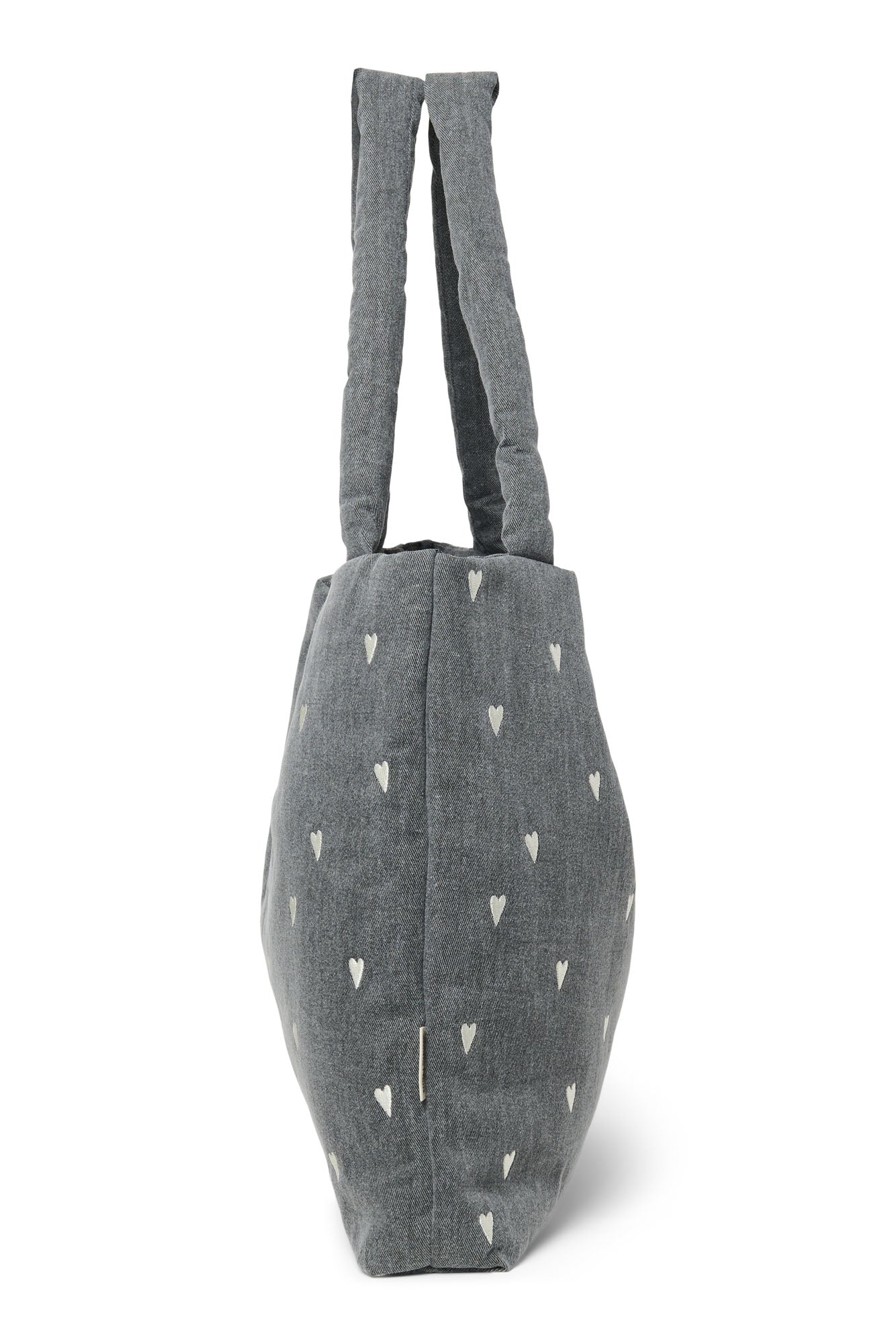 Studio Noos Mom Bag Denim Grey Hearts