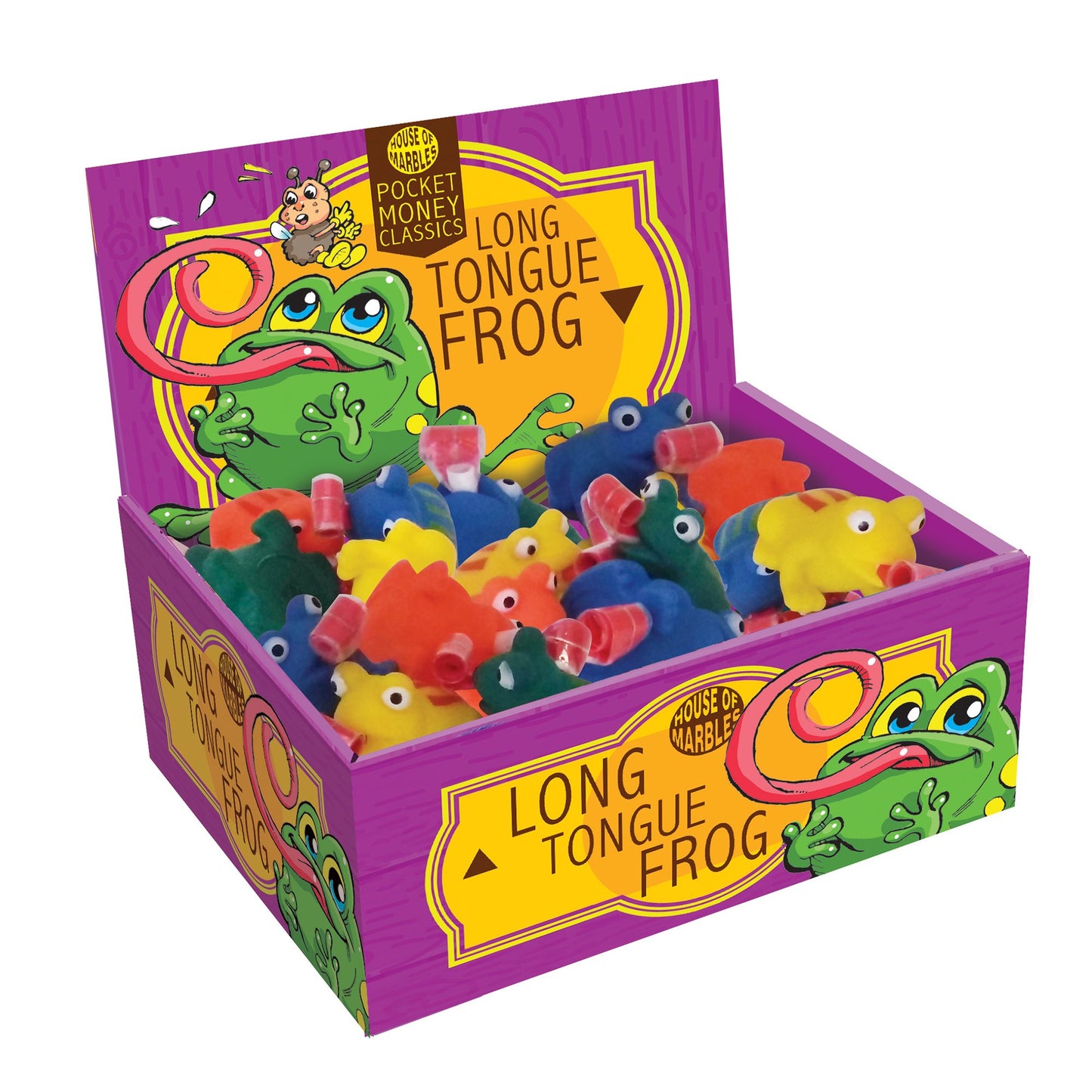 House of Marbles Lang-Zungen-Frösche Assortiert