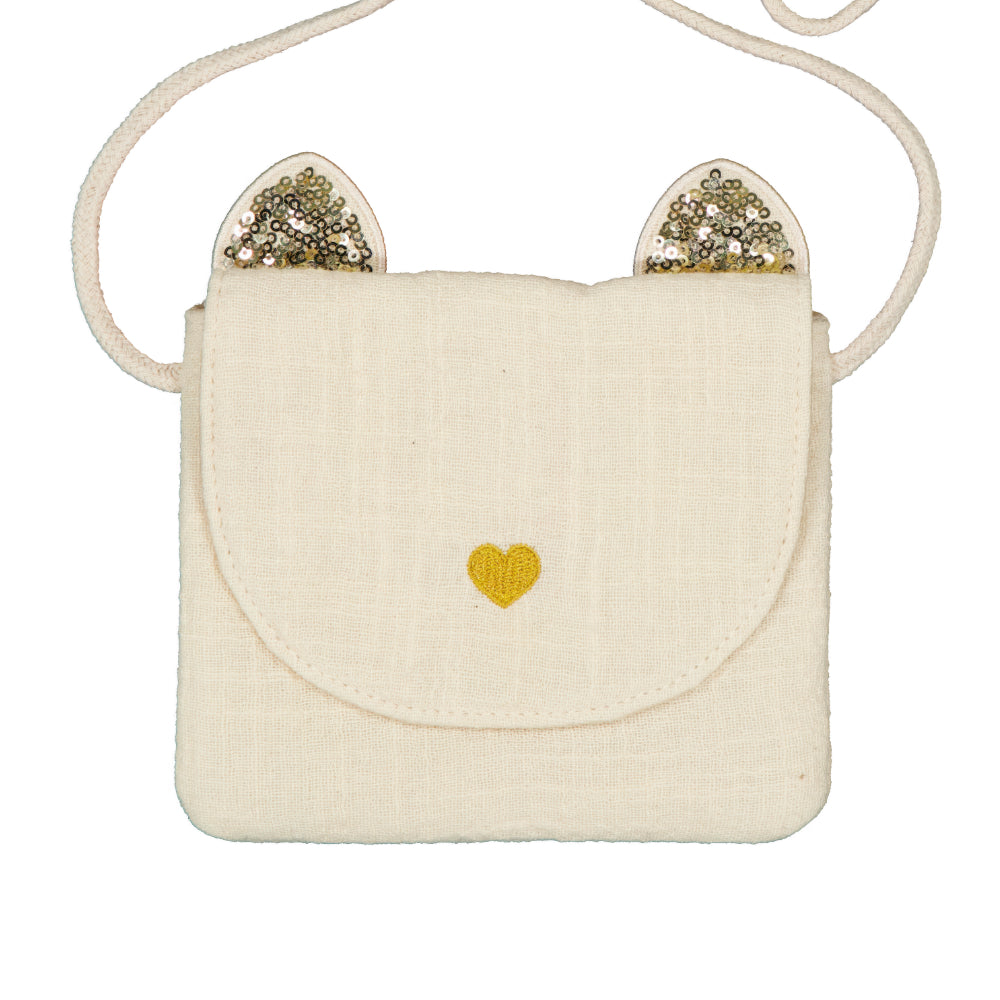 Luciole Handtasche Katze - Ecru