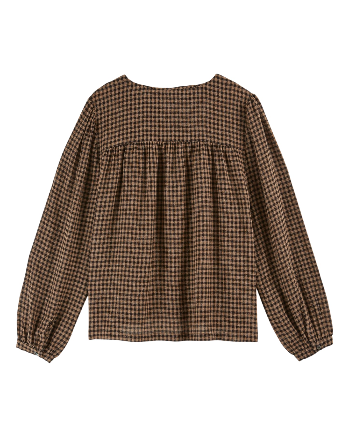 Emile et Ida Bluse Vichy Choco