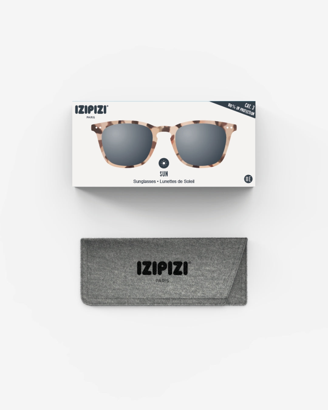 Izipizi Sonnenbrille Light Tortoise Grey Lenses #E