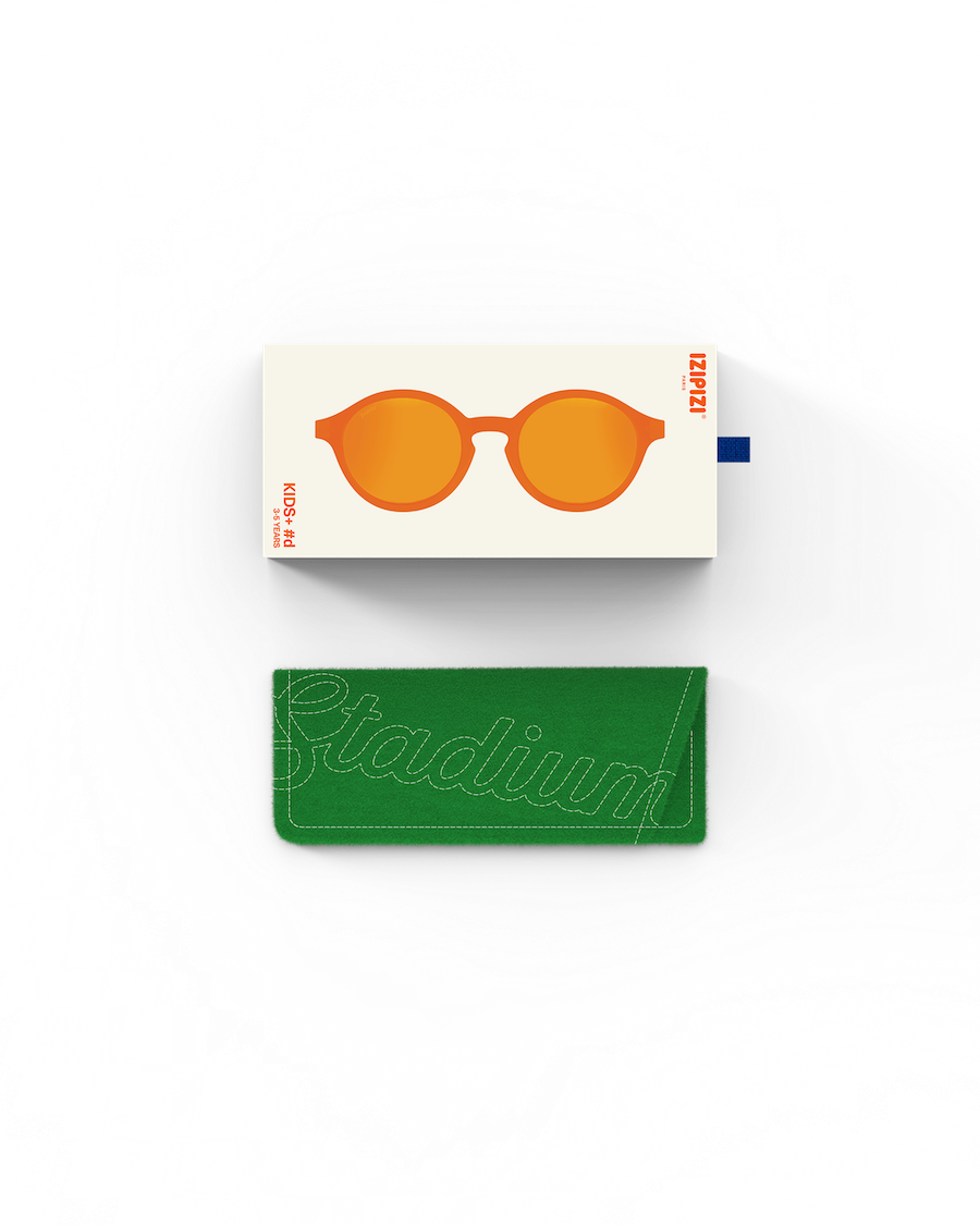 Izipizi Sonnenbrille Kids+ 3 - 5 Jahre Stadium Collection Orange Smash Grey Lenses #d