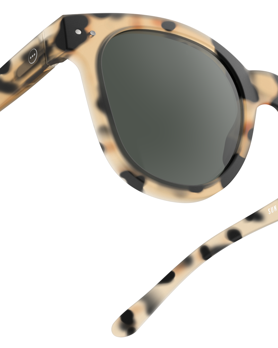 Izipizi Sonnenbrille Light Tortoise Sun Grey Lenses #N