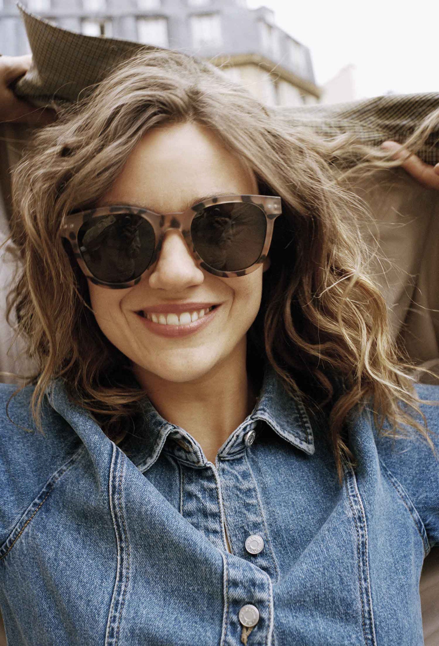 Izipizi Sonnenbrille Light Tortoise Sun Grey Lenses #N