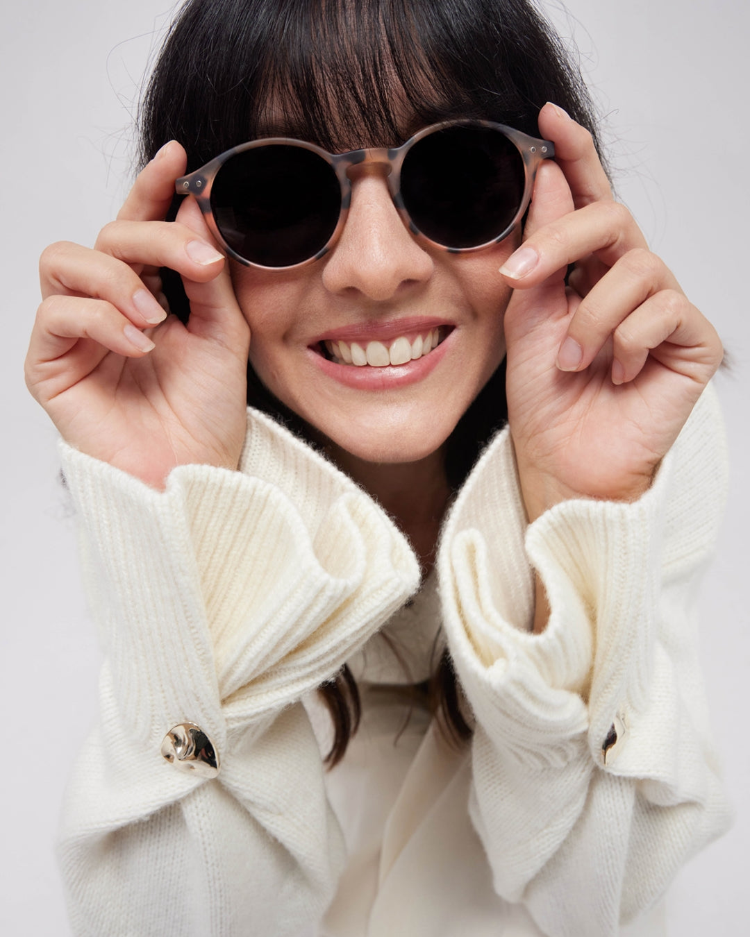 Izipizi Sonnenbrille Light Tortoise Grey Lenses #D