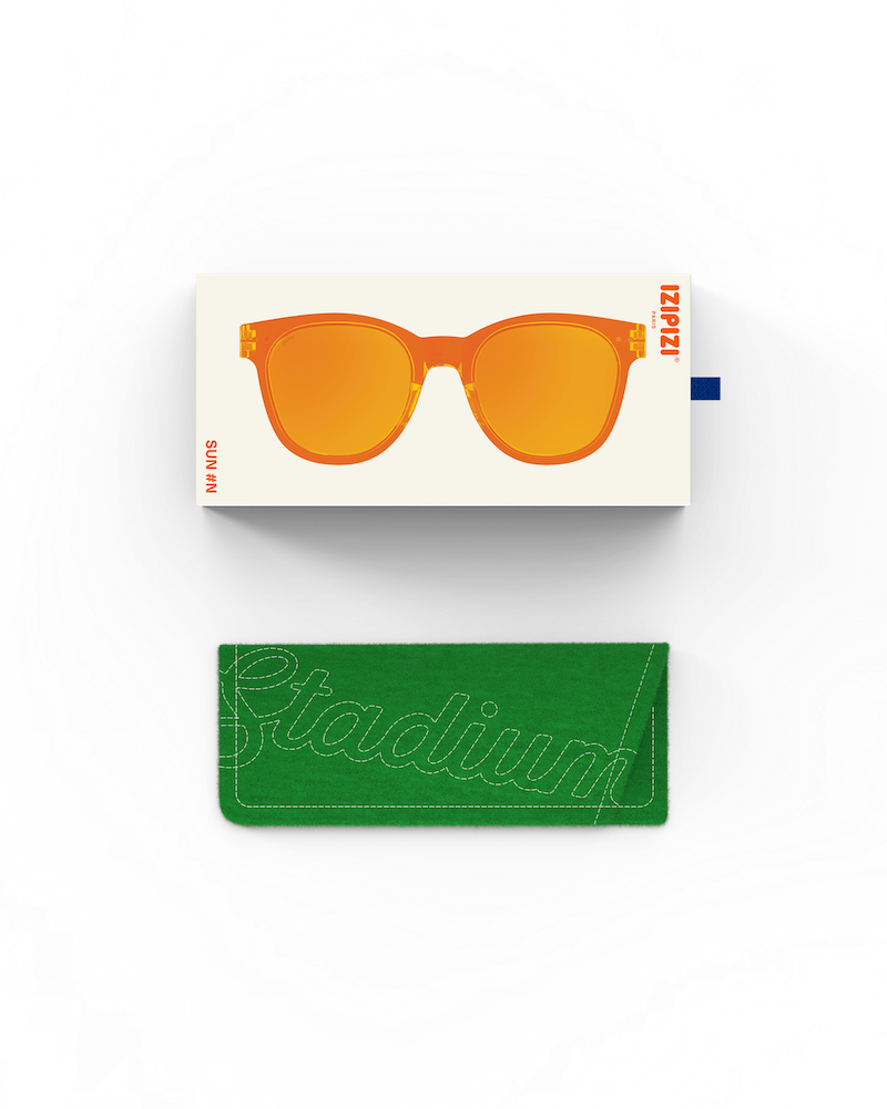 Izipizi Sonnenbrille Stadium Collection Active Yellow Blue Lenses #N