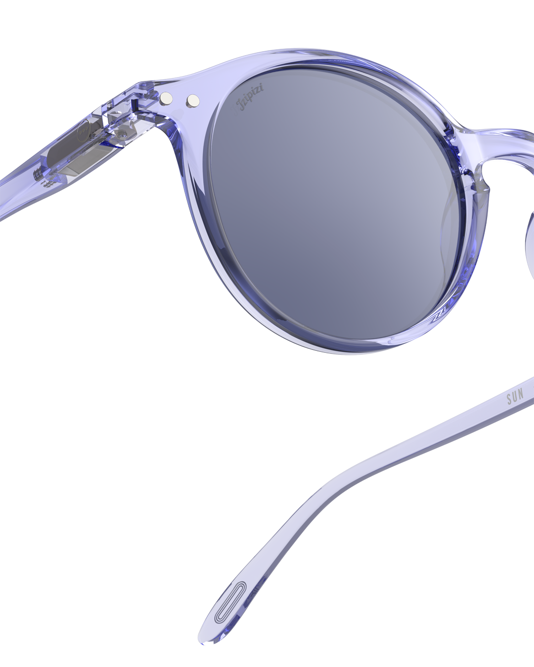 Izipizi Sonnenbrille Stadium Collection Athletic Purple Blue Lenses #D