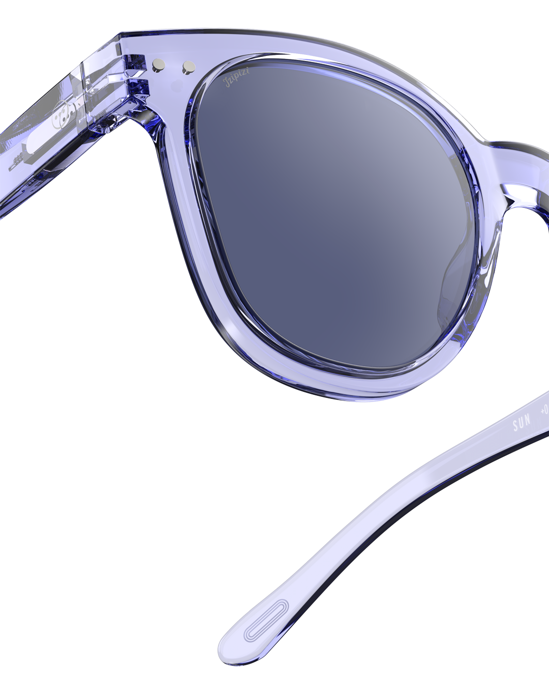 Izipizi Sonnenbrille Stadium Collection Athletic Purple Blue Lenses #N