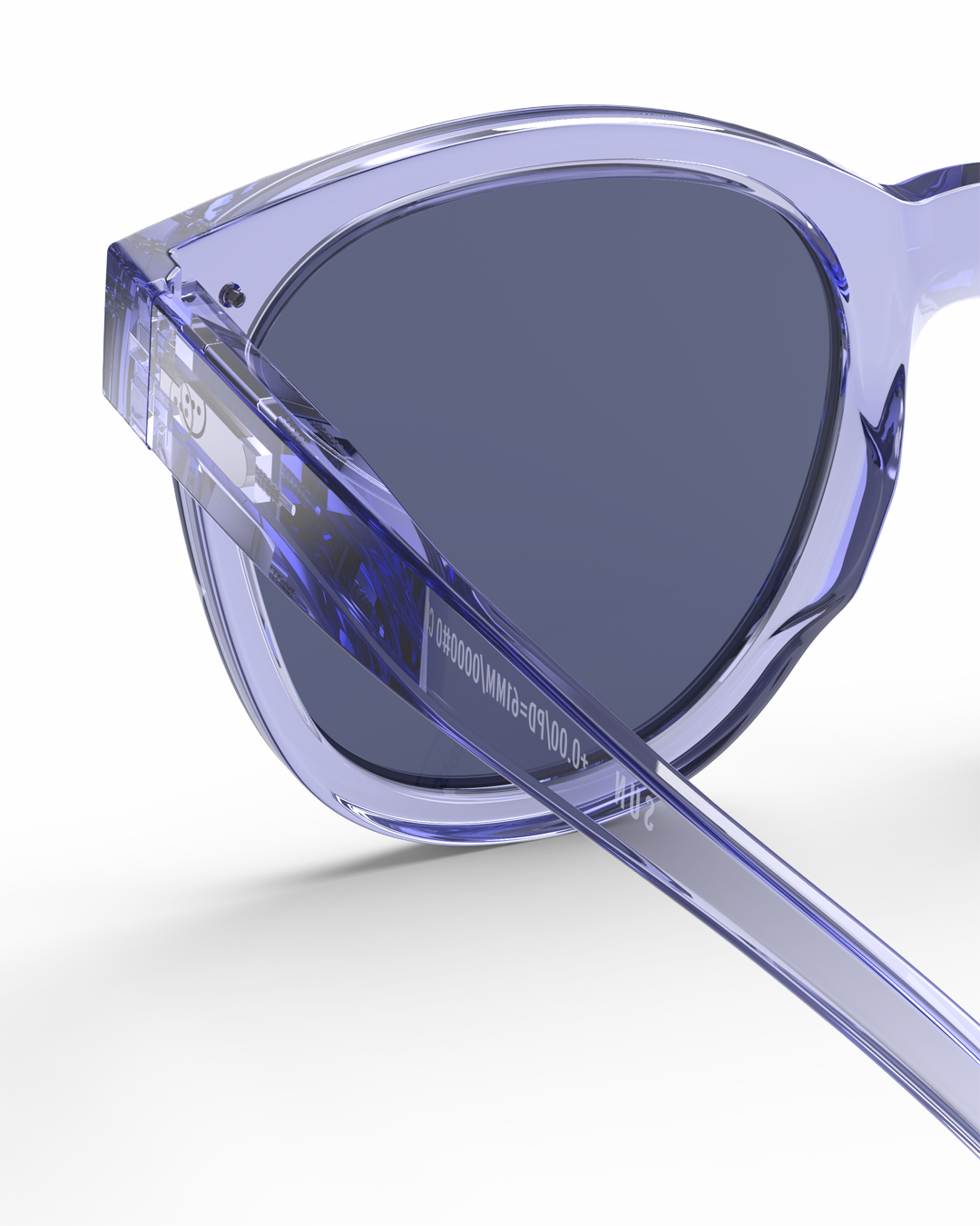 Izipizi Sonnenbrille Stadium Collection Athletic Purple Blue Lenses #N
