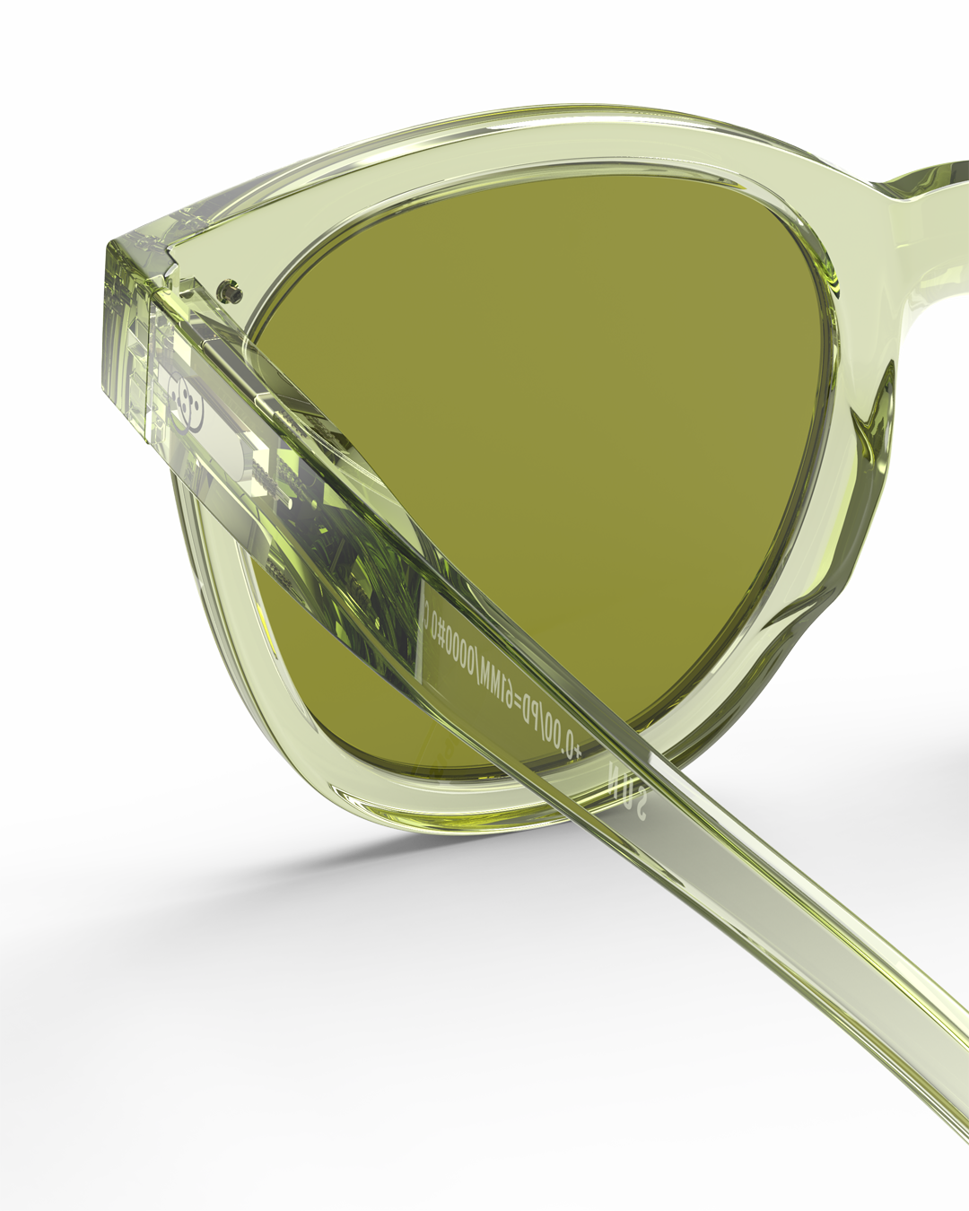 Izipizi Sonnenbrille Stadium Collection Dynamic Green Green Lenses #N