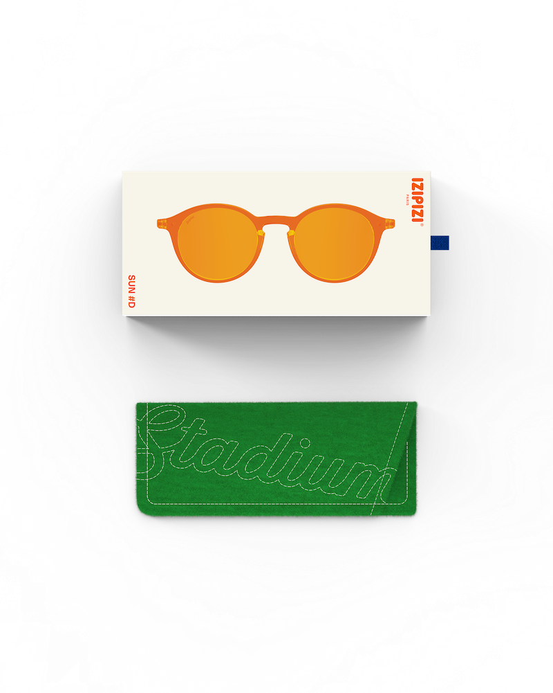 Izipizi Sonnenbrille Stadium Collection Orange Smash Purple Lenses #D