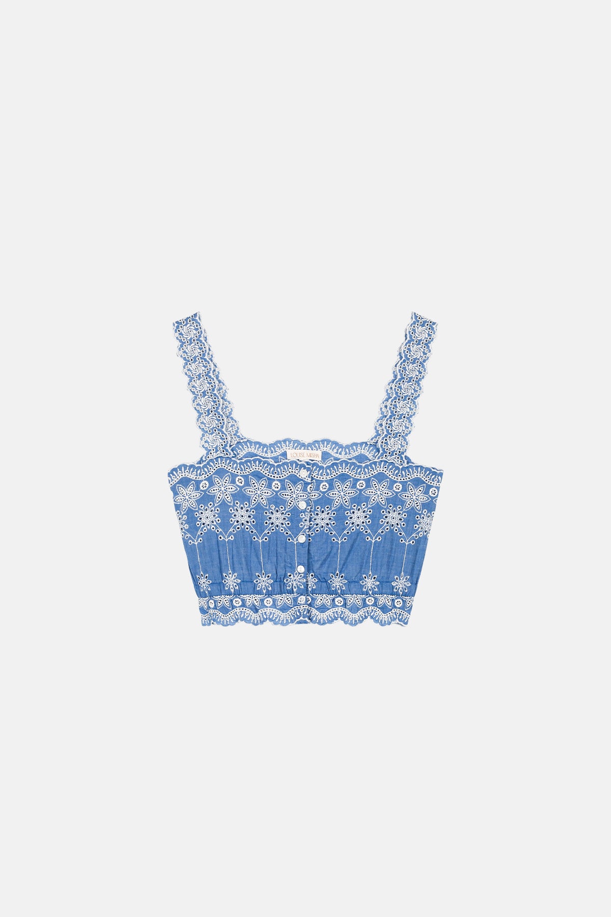 Louise Misha Top Kivima Stone Blue