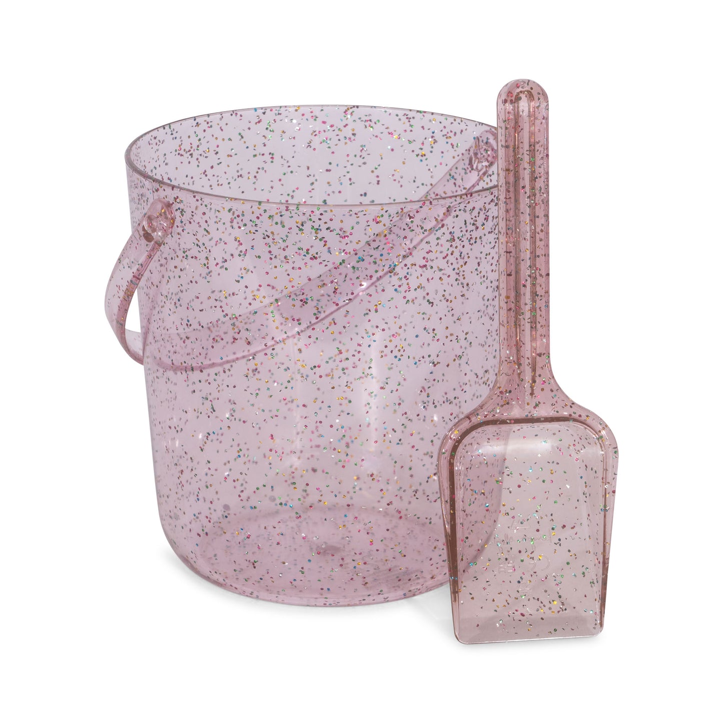 Konges Sløjd Eimer und Schaufel für den Strand Glitter