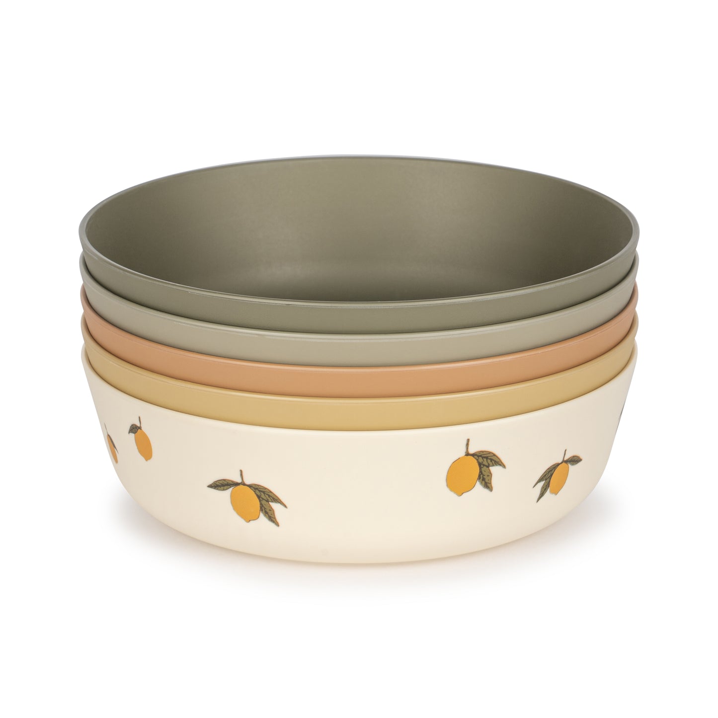 Konges Sløjd PLA Schüssel 5er Pack Lemon Mix