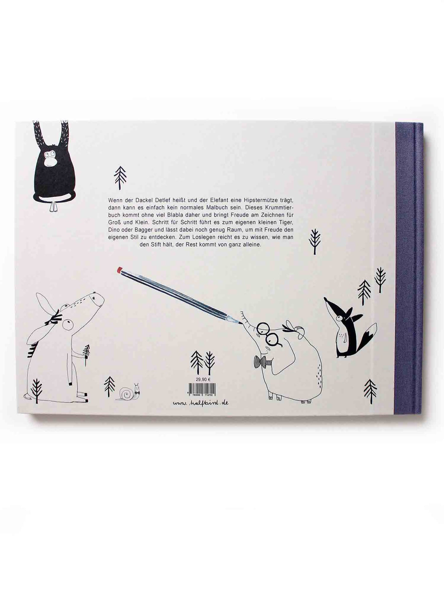 Halfbird Malen Schritt für Schritt Krummtierbuch