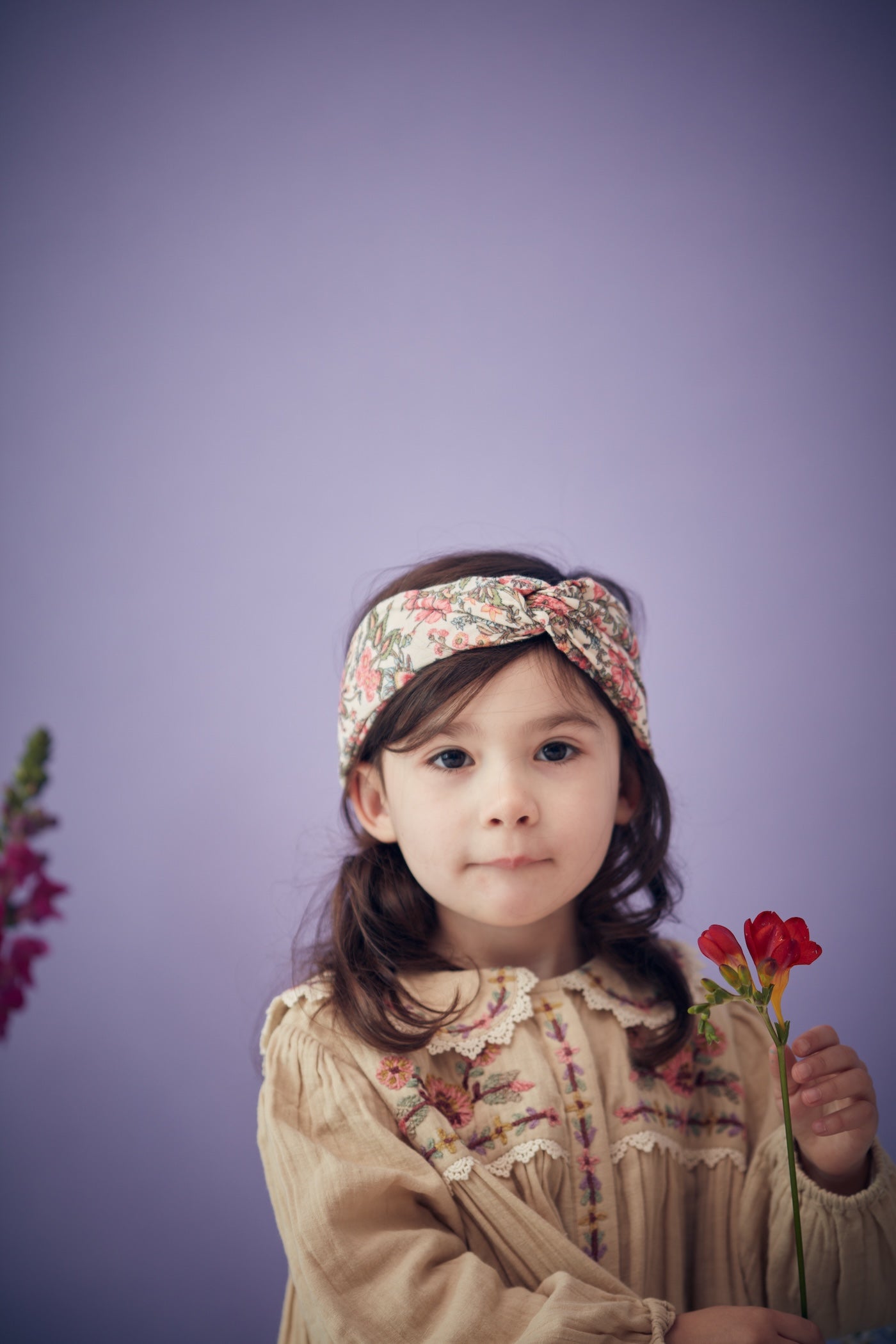 Louise Misha Headband Julie Ivory Ench Fields