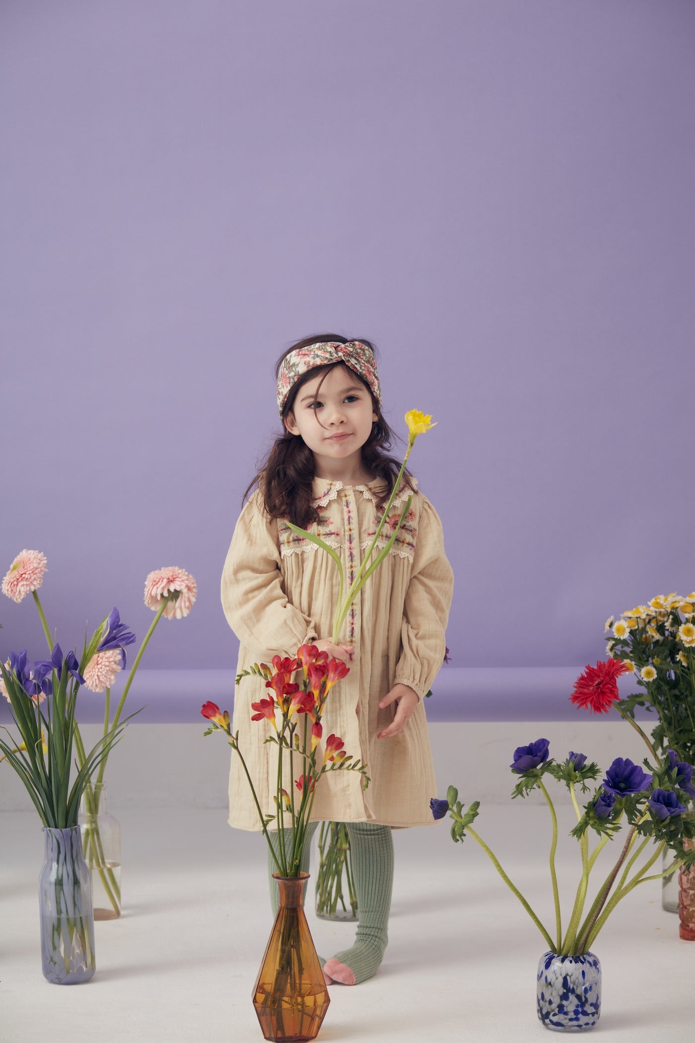 Louise Misha Headband Julie Ivory Ench Fields