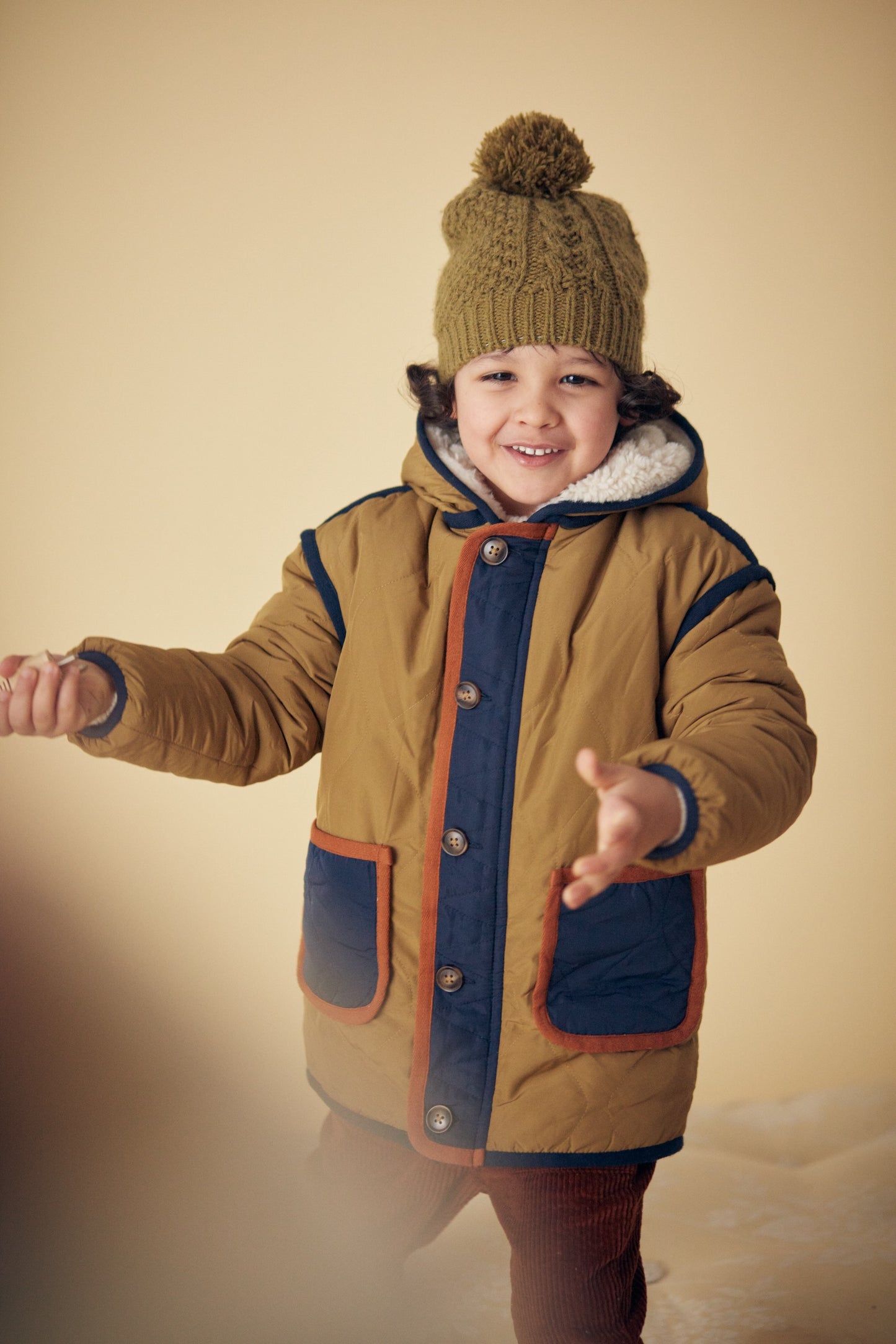 Louise Misha Mantel Philemon Khaki