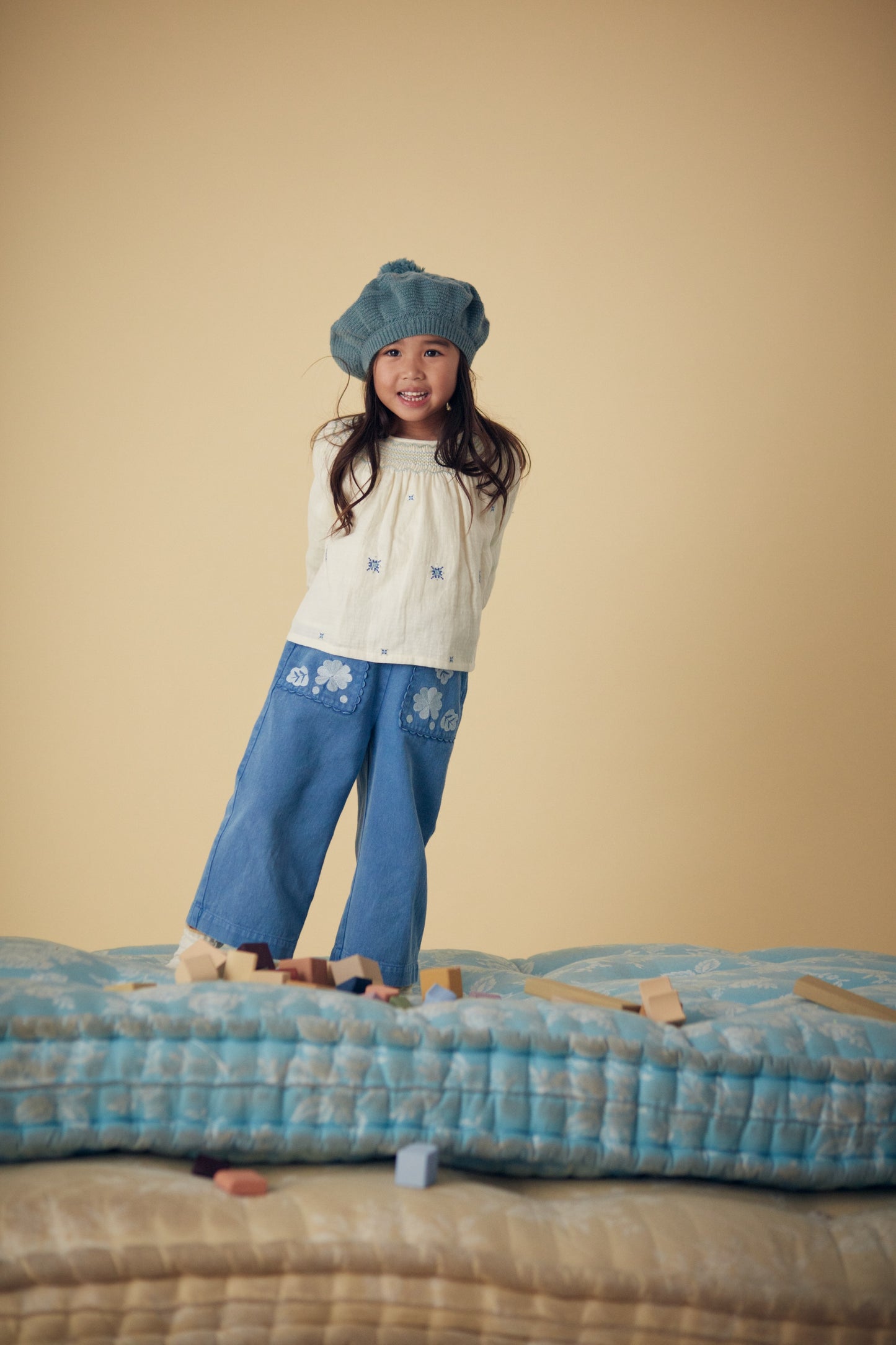 Louise Misha Hose Flofi Stone Blue