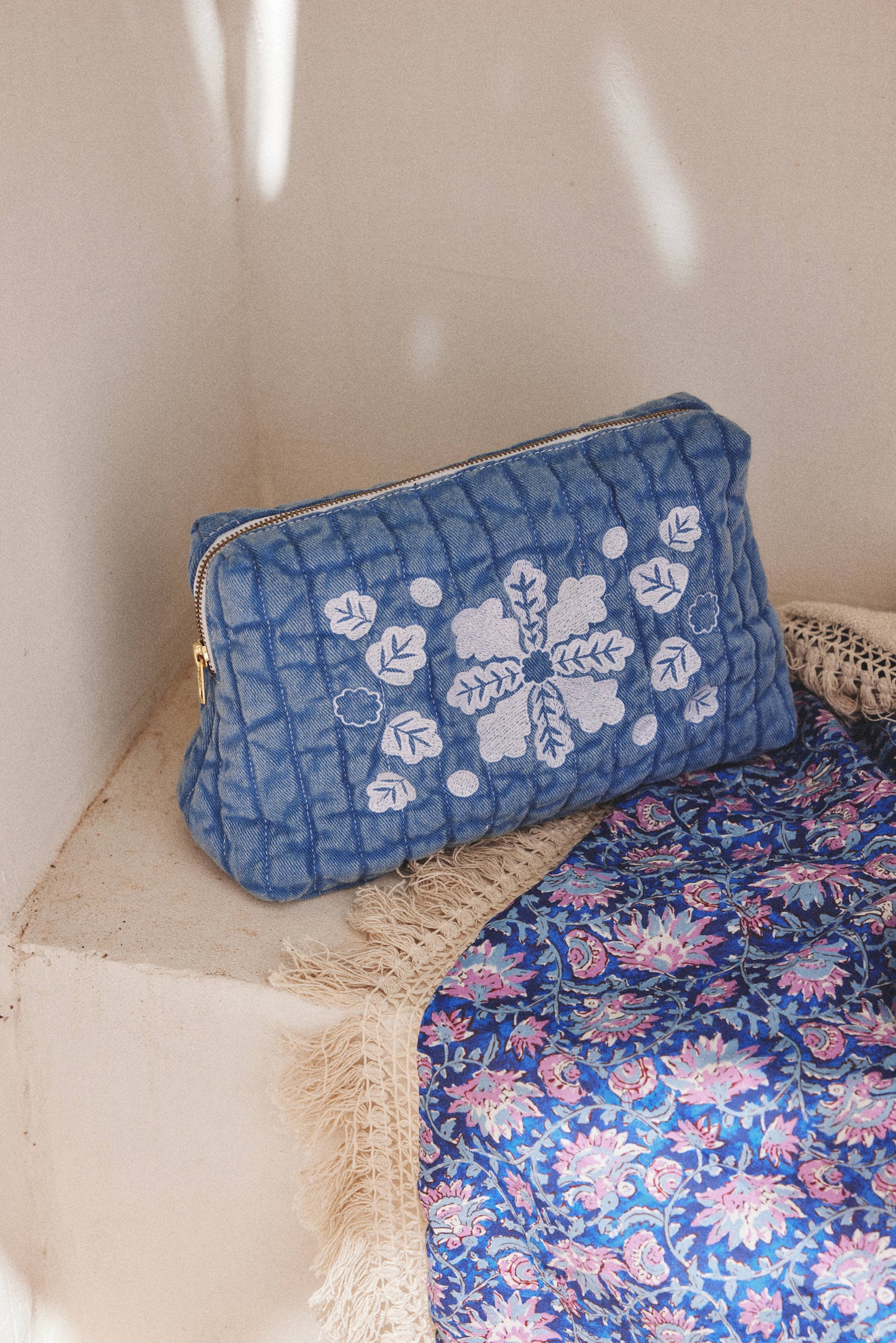 Louise Misha Necessaire Teiki Stone Blue