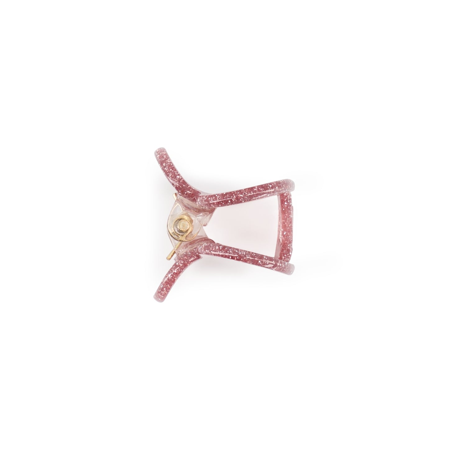 Luciole Mini Haarklammer Pink Glitter Heart