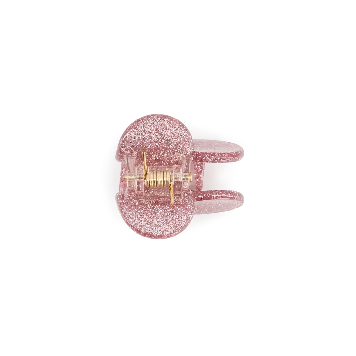 Luciole Mini Haarklammer Pink Glitter Heart