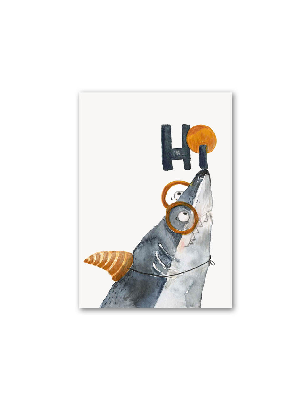 Halfbird Postkarte H(A)I