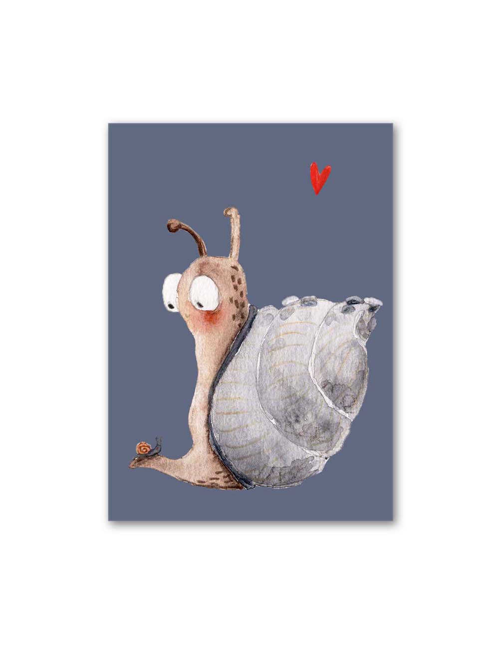 Halfbird Postkarte Schnecken Liebe