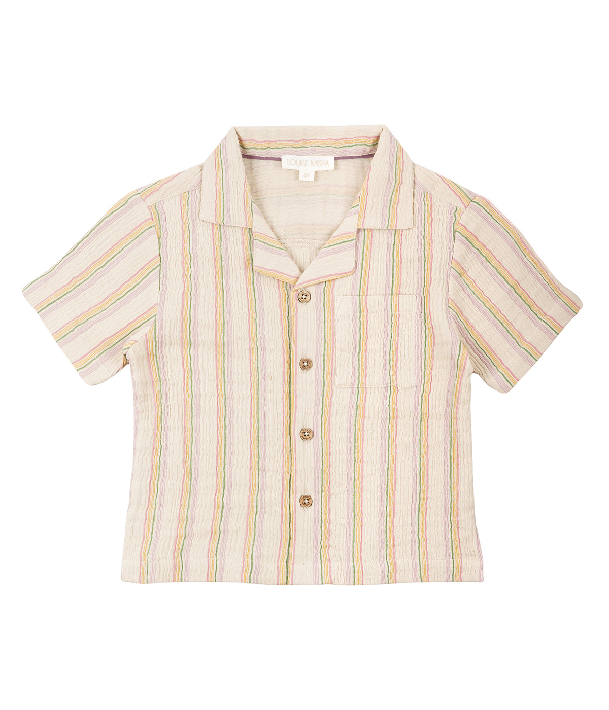 Louise Misha Shirt Alov Multicolour Rainbow Line