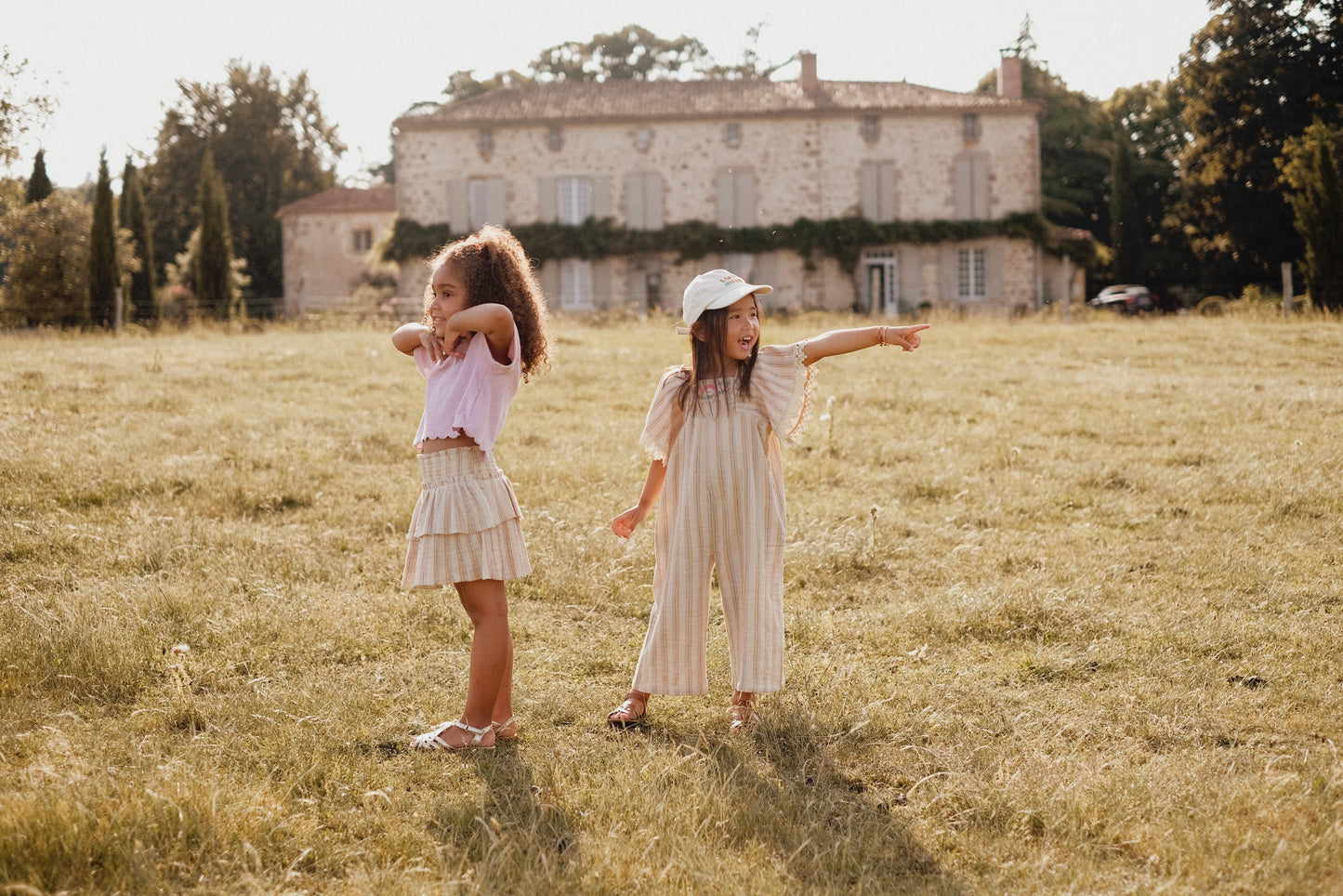 Louise Misha Jupe Roumia Multicolour Rainbow Line