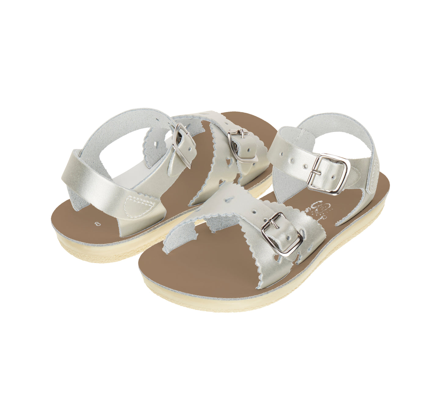 Salt-Water Sandals Sweetheart Silver